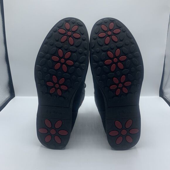 LL Bean US Size 7 M Women’s Charcoal Park Ridge Lace Up W/Red Plaid Boots - Picture 7 of 8